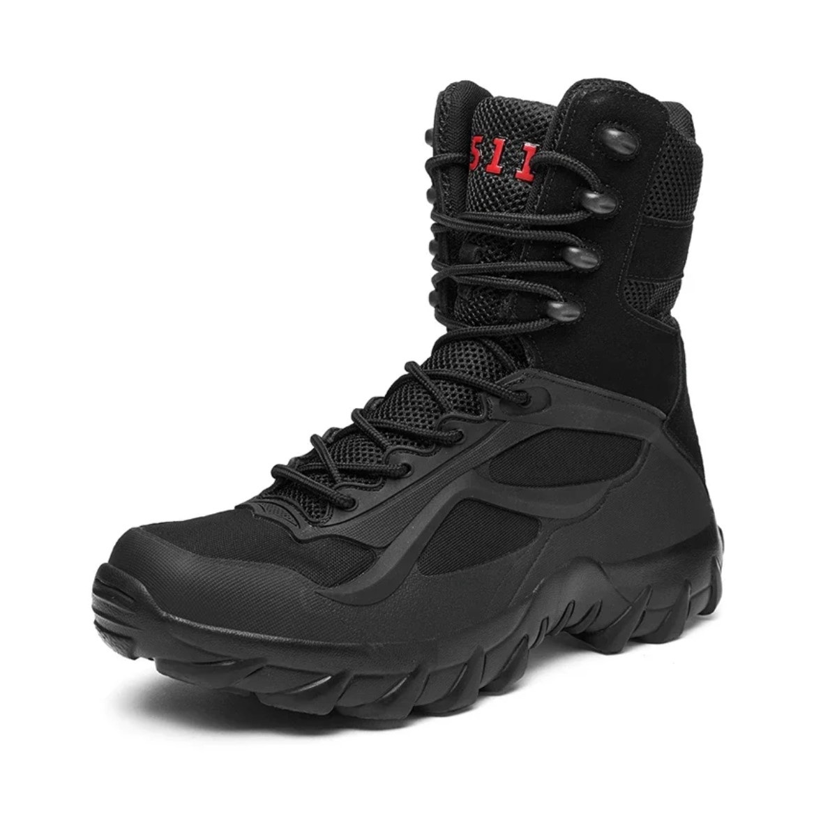 Botas zapato tácticas negro ligera ejército hombre botines malla