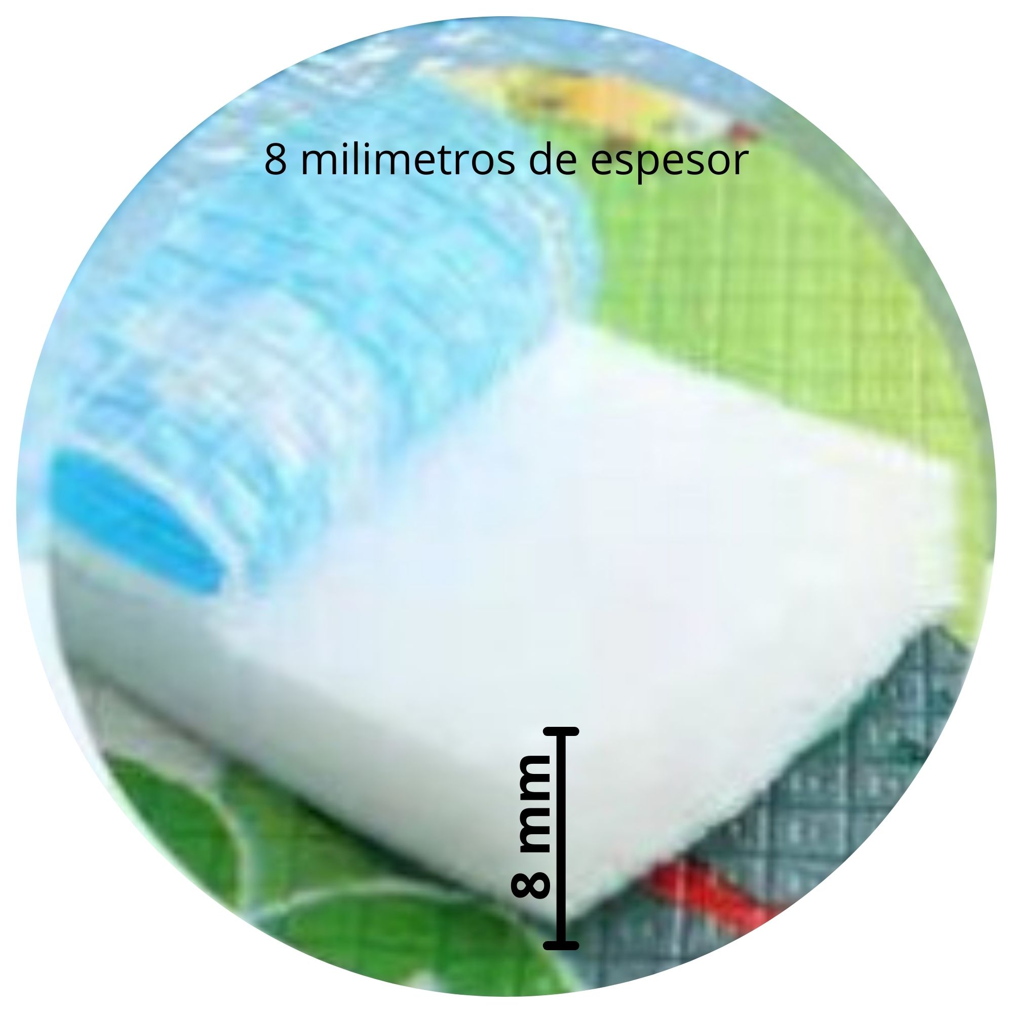 Tapete Didáctico Infantil Para Bebés y Niños de 180 x 150 cms con 2 Vistas Plegable