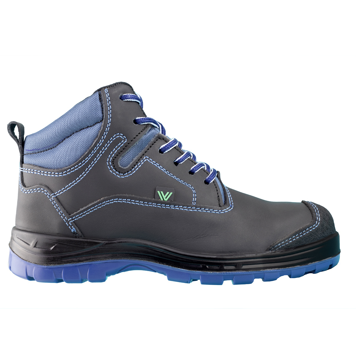 Bota Dieléctrica Hombre Industrial Van Vien Casquillo BLUAKLN3D Negro.