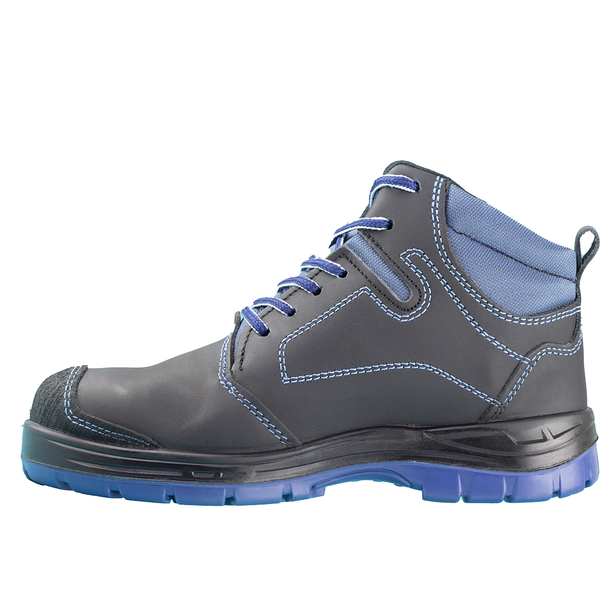 Bota Dieléctrica Hombre Industrial Van Vien Casquillo BLUAKLN3D Negro.