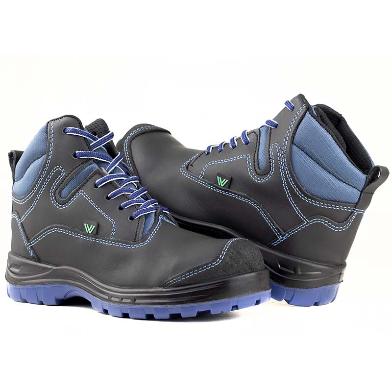 Bota Dieléctrica Hombre Industrial Van Vien Casquillo BLUAKLN3D Negro.