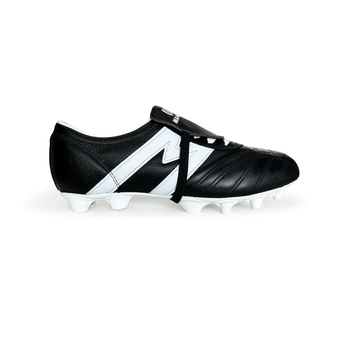 Zapatos de futbol Tachos FG MANRIQUEZ Mid SX Negro Blanco
