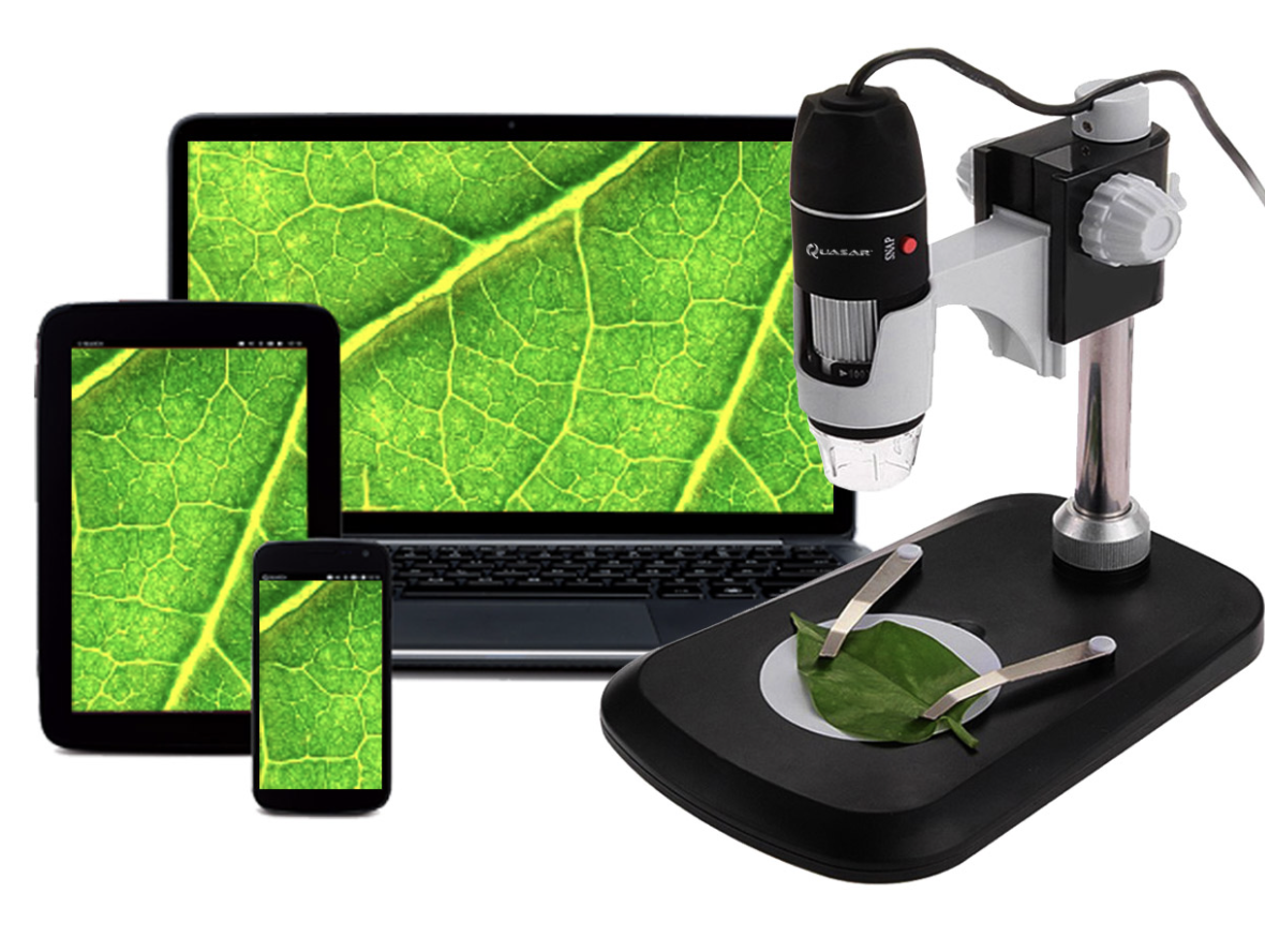 Microscopio Quasar Digital Qm3 1000x Portable 2mp