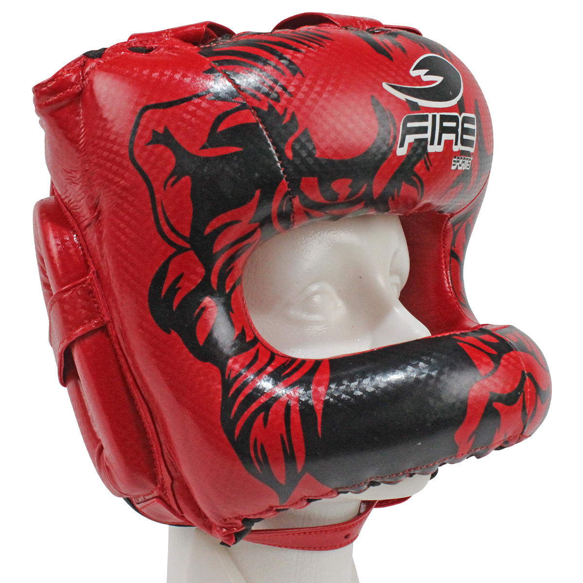 Careta de barra de PVC Fire Sports para box con diseño Tigre