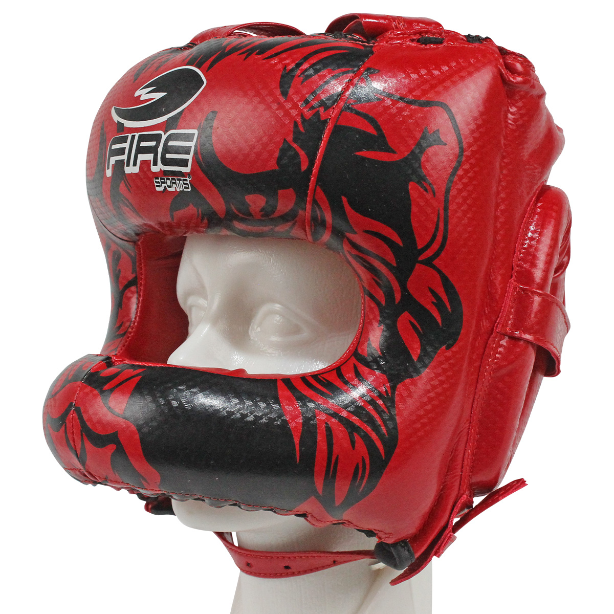 Careta de barra de PVC Fire Sports para box con diseño Tigre