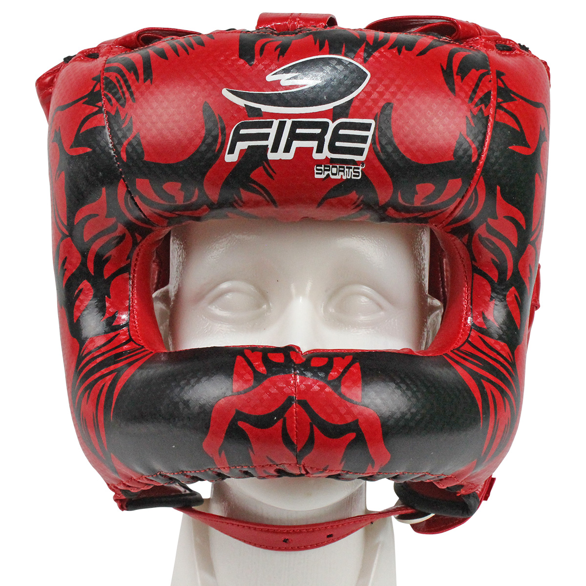 Careta de barra de PVC Fire Sports para box con diseño Tigre