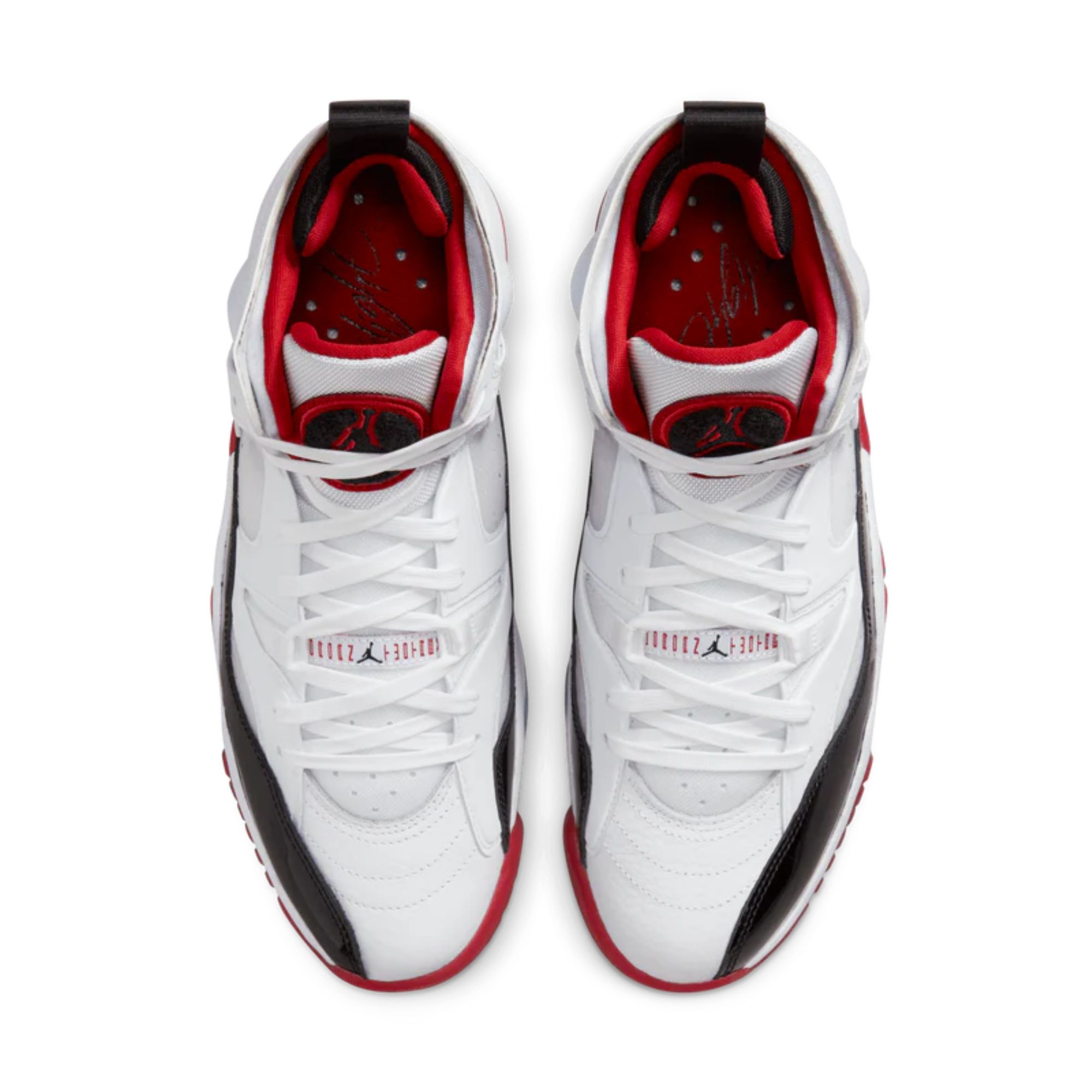 Tenis Jordan Jumpman Two Trey Blanco con Negro Rojo para Hombre