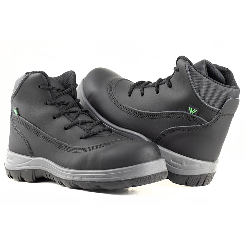 BOTA INDUSTRIAL CABALLERO CON CASQUILLO VAN VIEN HOMBRE EURSKLND NEGRO GRIS.