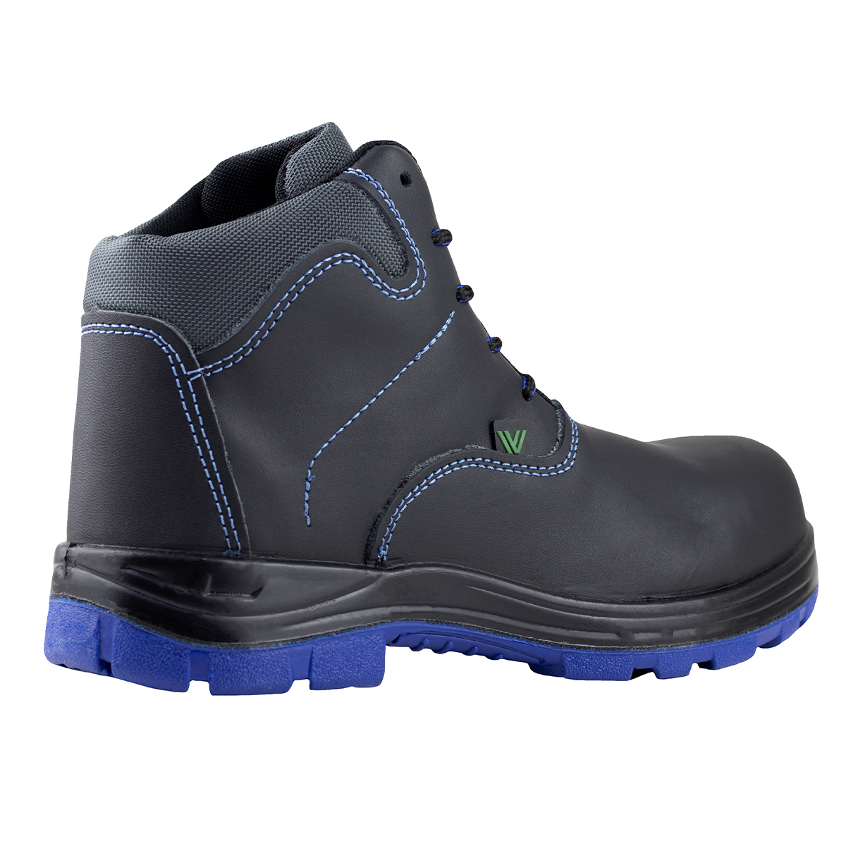 Bota Industrial Dieléctrica Para Hombre Van Vien INTT KLN3D Negro Azul.