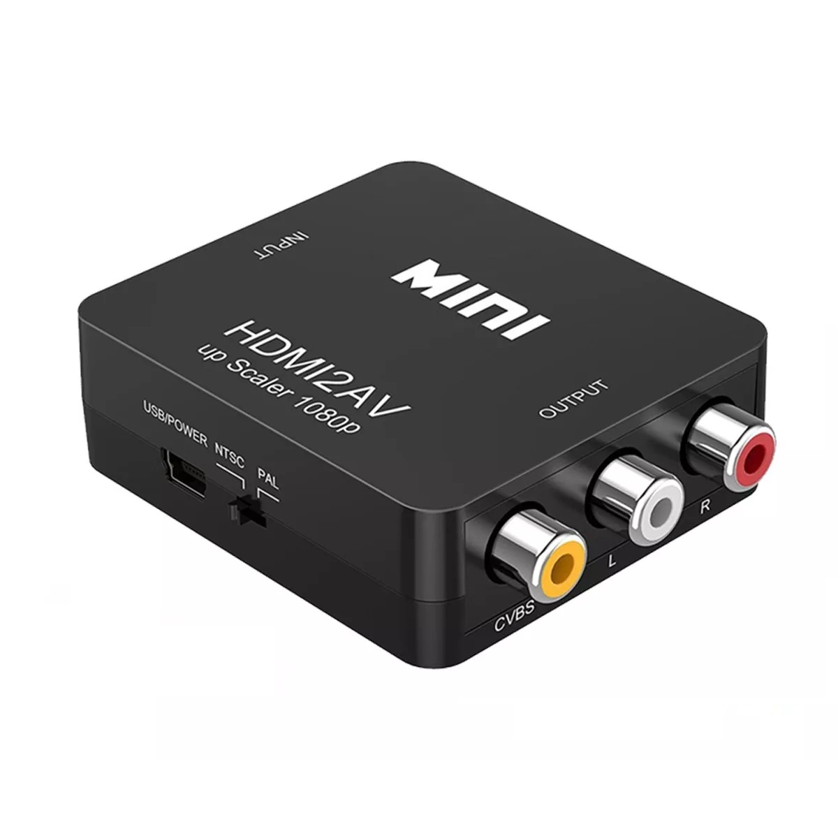 Adaptador Convertidor A Rca Vga 1080p De Audio Y Video