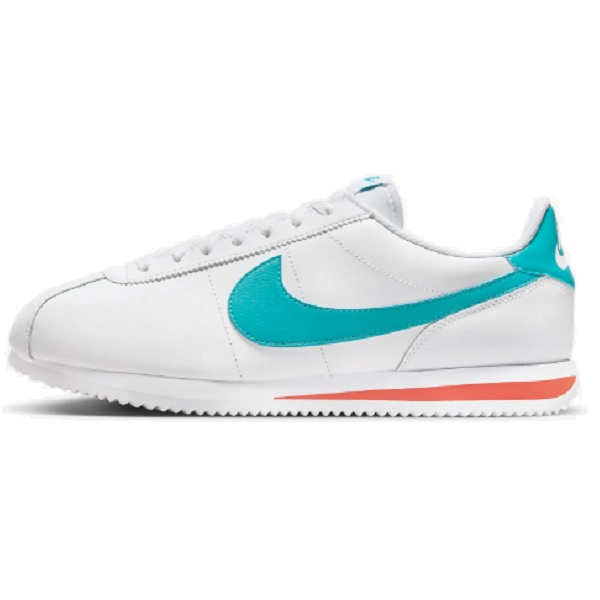 Tenis Nike Cortez Blanco azul agua Casual Hombre Talla 25.5