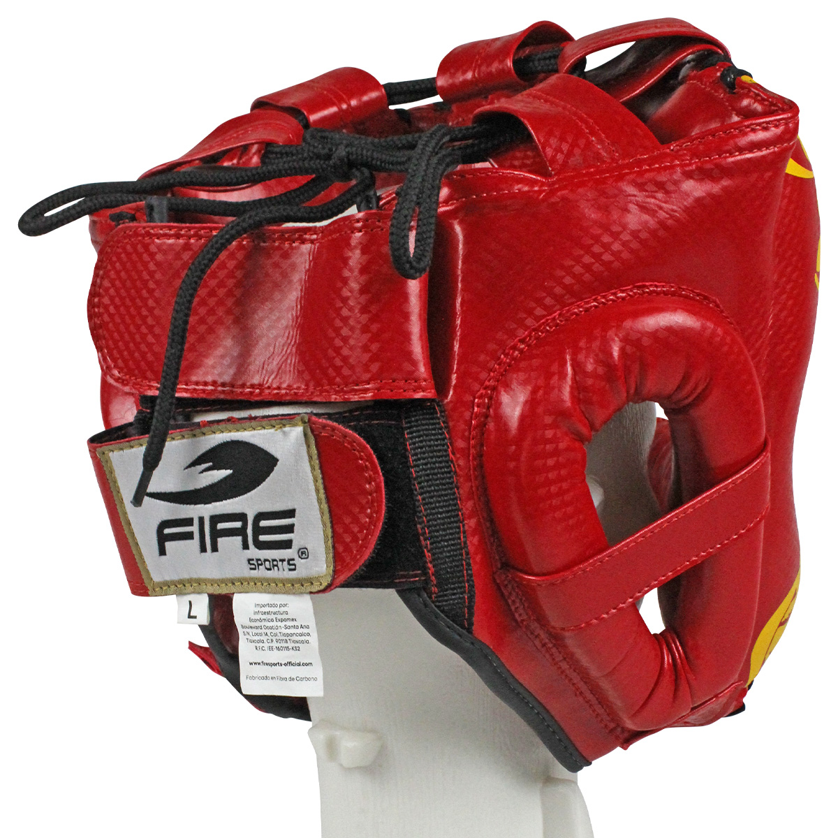 Careta de barra de PVC Fire Sports para box con diseño Dragón