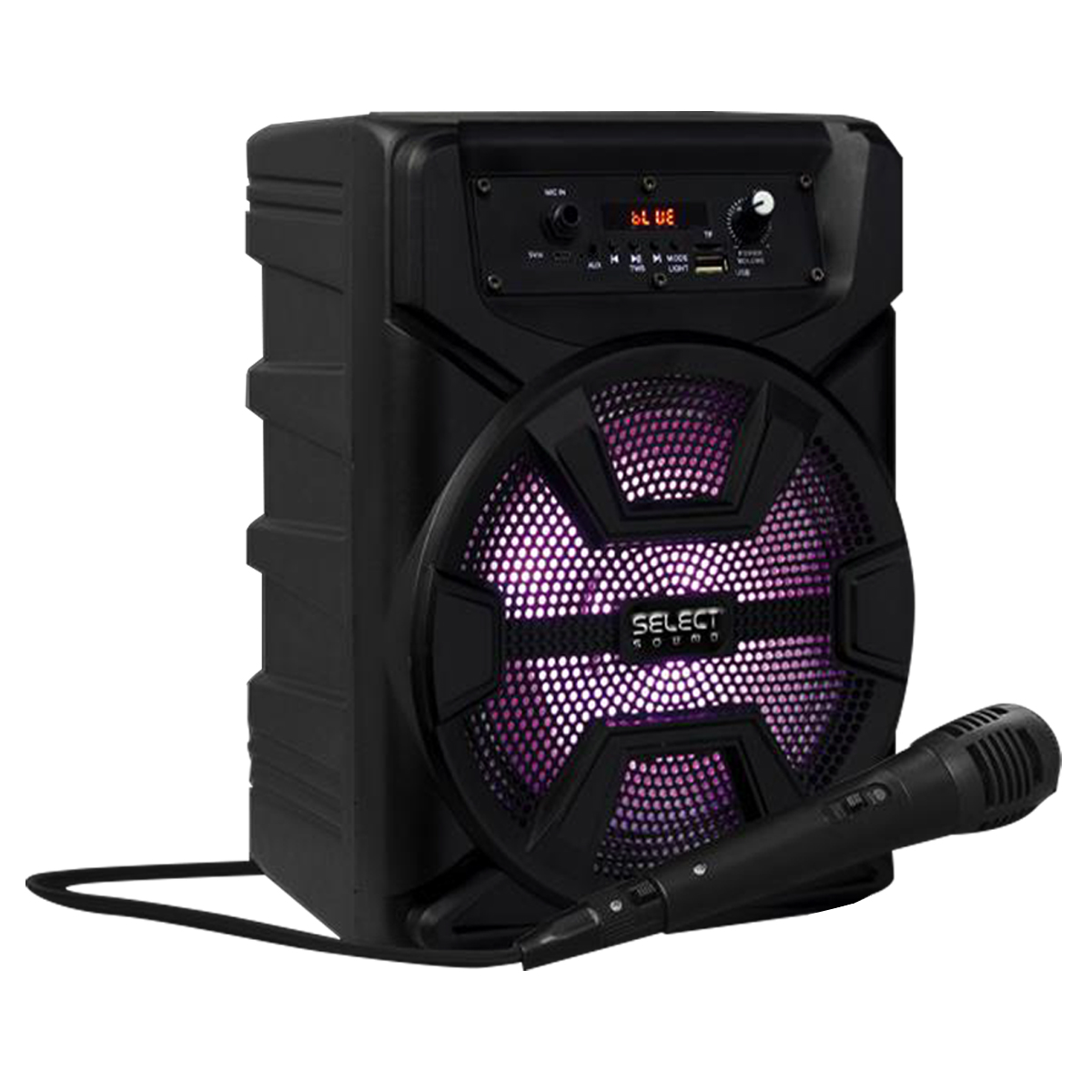Bafle Amplificado 8" Hero Select Sound BT1008 con Tws, Bluetooth