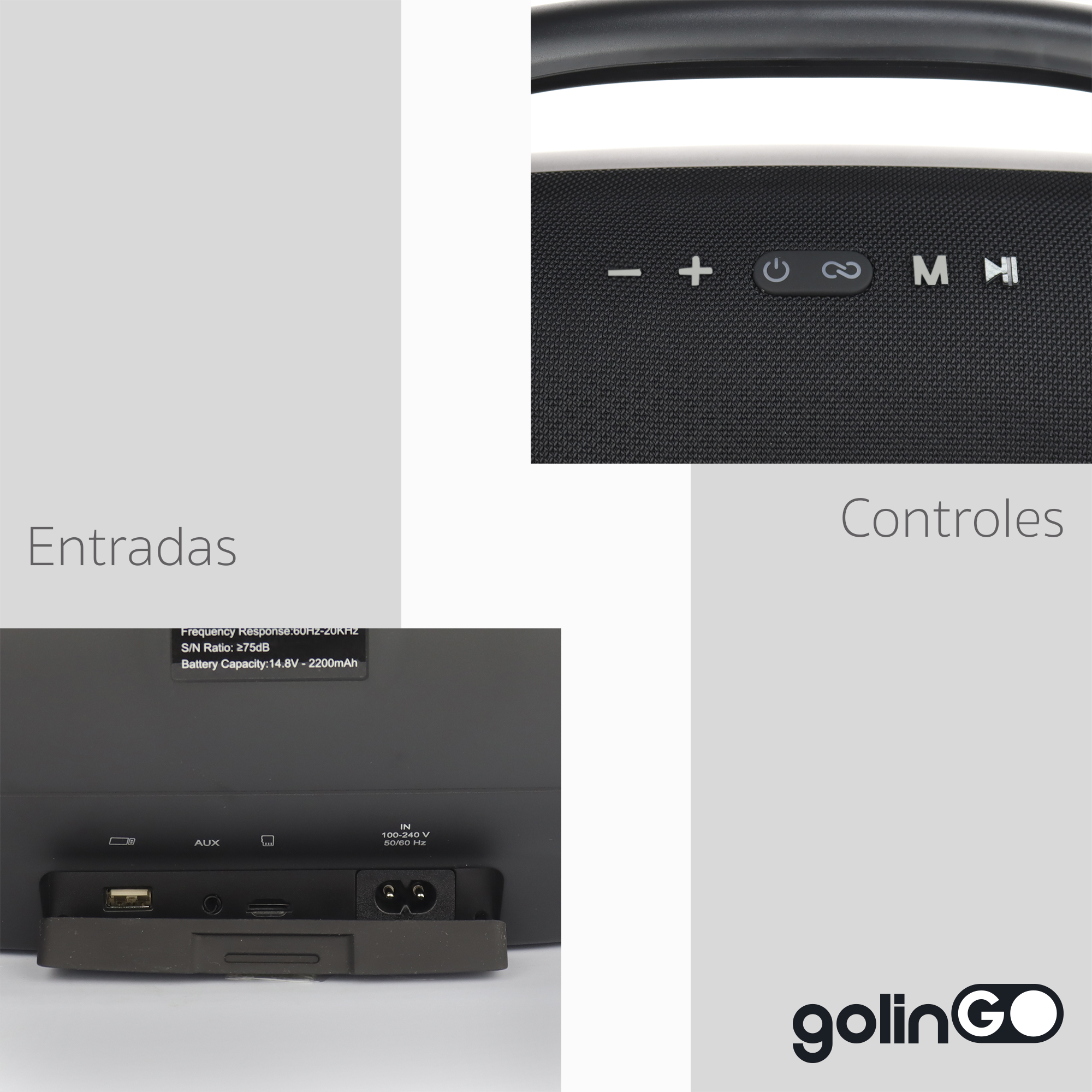 Bocina Fol Inalámbrica Bluetooth Portátil Sonido.