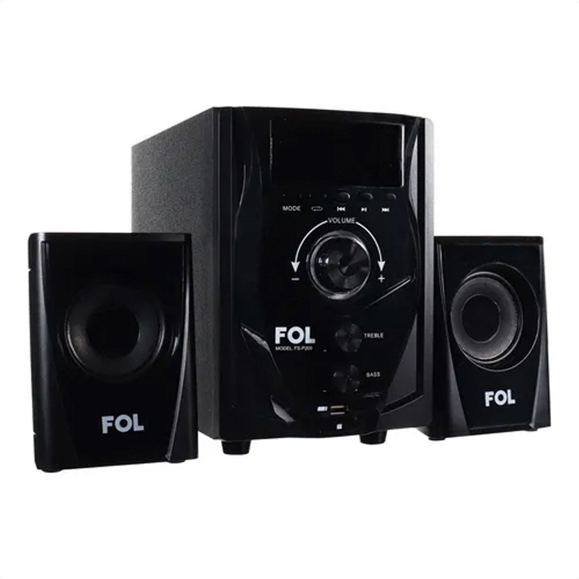 Minicomponente Fol Bluetooth Sistema Audio Estéreo Modular.