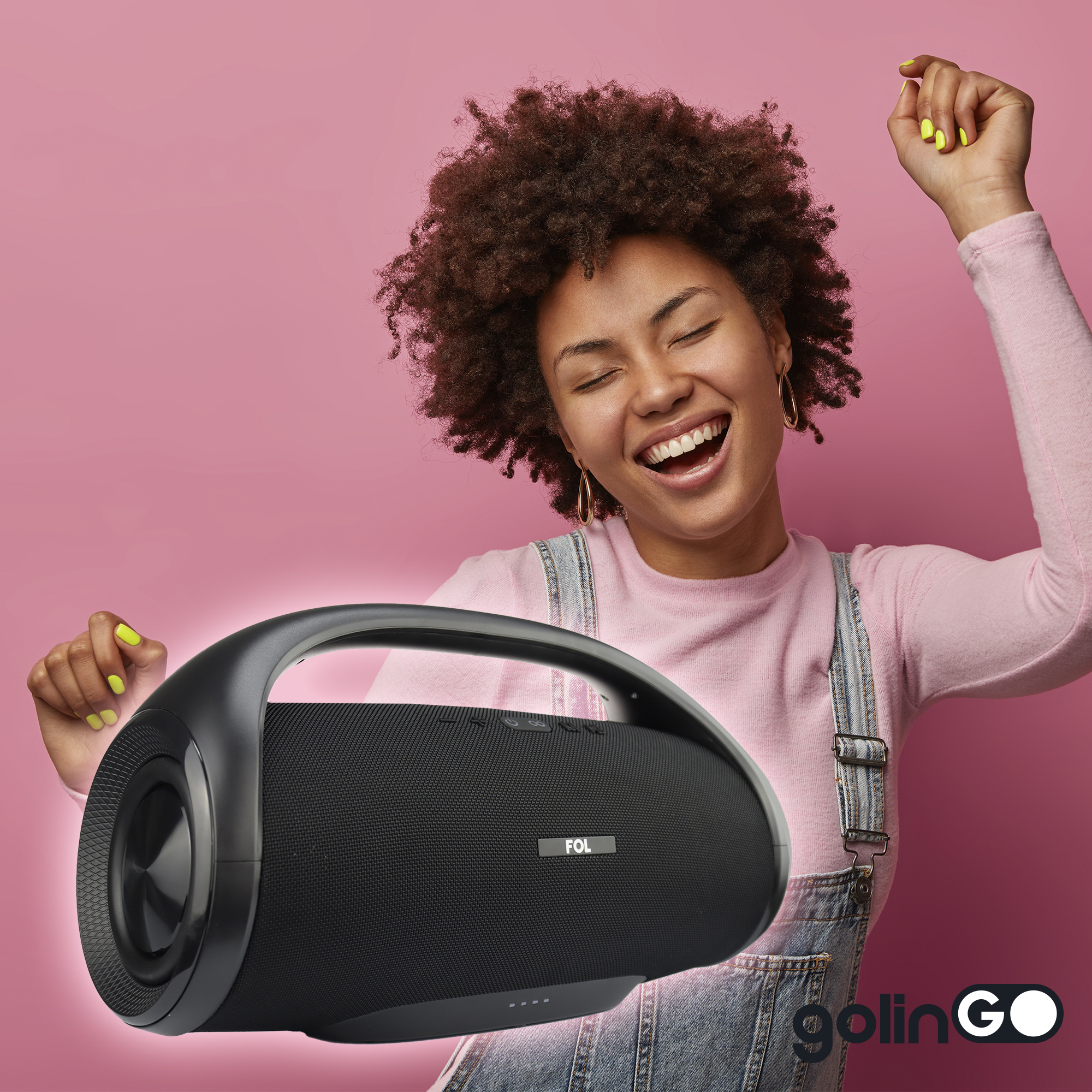 Bocina Fol Inalámbrica Bluetooth Portátil Sonido.