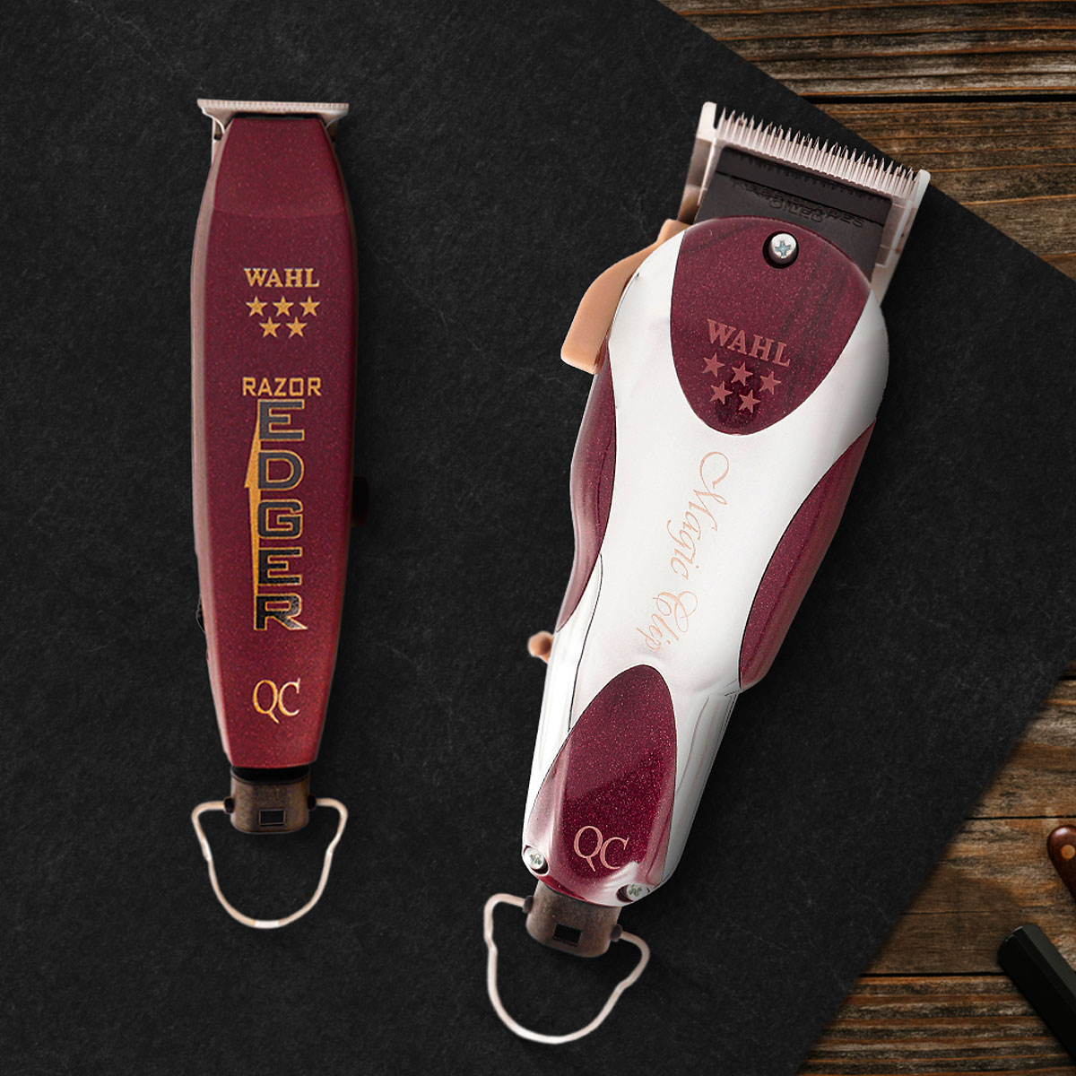 Cortadora Y Terminadora De Cabello Wahl Unicord Combo Profesional Alambricas 