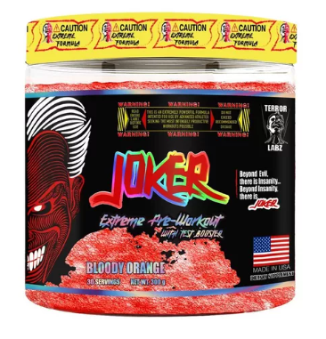 Pre Entreno Joker  Extreme 300gr (30 serv) Naranja.