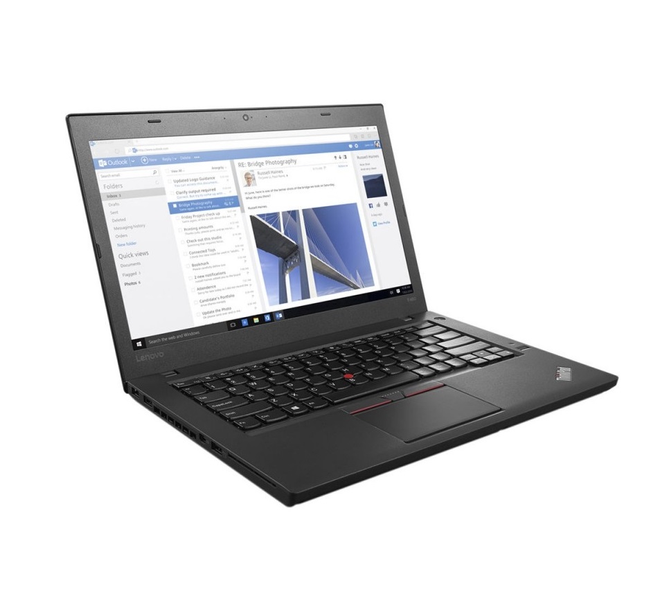 Laptop Lenovo T470- 14"- Core i5,7a- 16GB Ram-512GB Disco Solido- WINDOWS 10 Pro- Equipo Clase A, Reacondicionado..