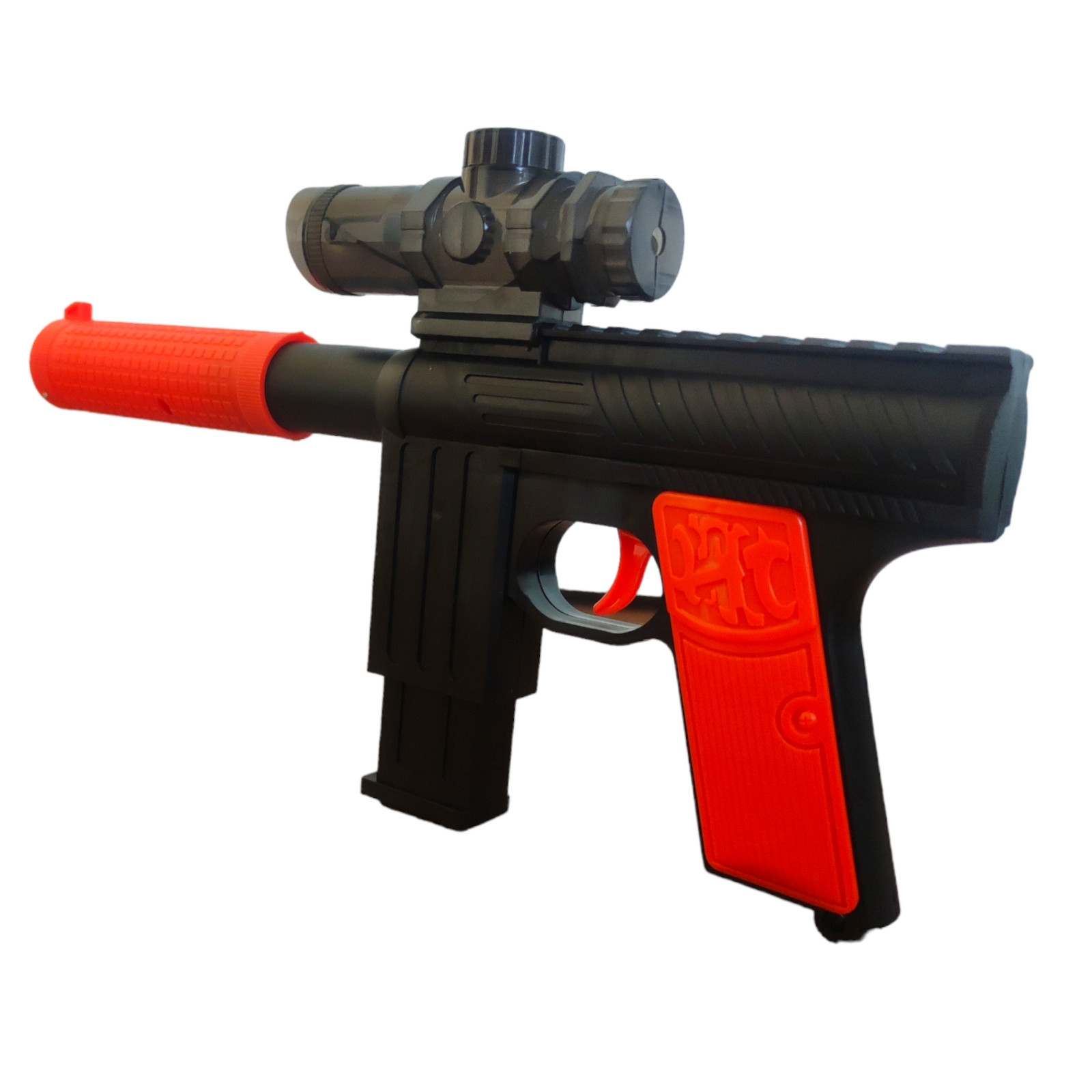 Pistola de Juguete Lanzador de Hidrogel 1200 gel y 5 dardos - Negro.