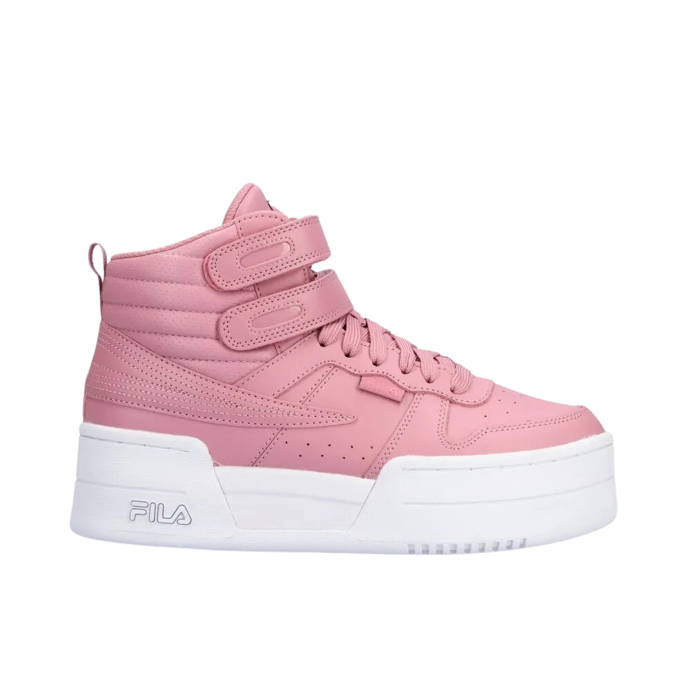 Tenis Bota Fila F14 Lifted Rosa Plataforma de Dama Original