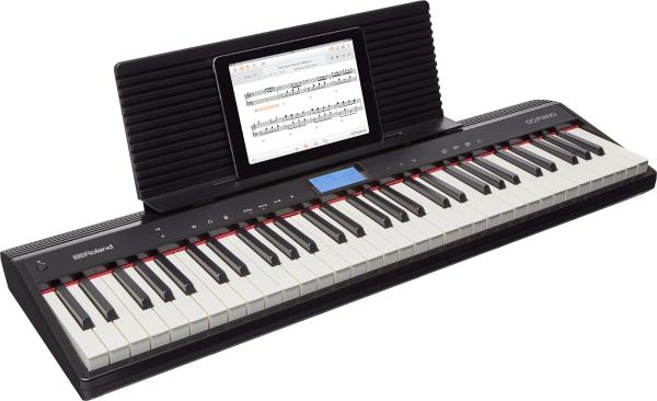 Piano Digital Portátil 61 Teclas Roland GO 61P-Negro