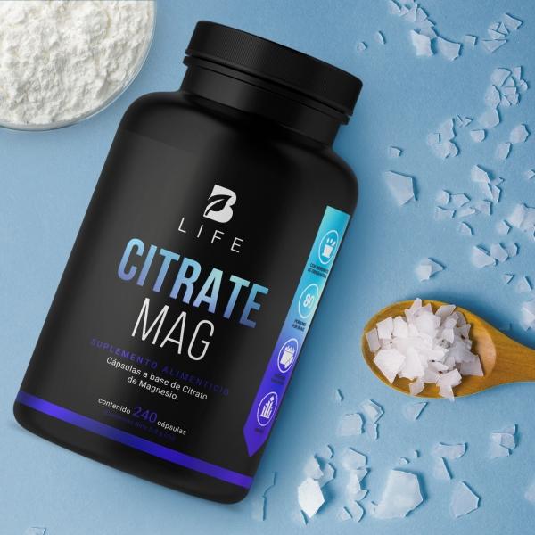 Citrato De Magnesio De 240 Cápsulas. B Life
