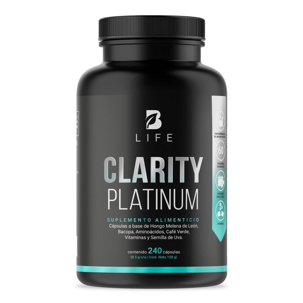 Nootropico Para Impulso Mental De 240 Caps. Clarity P. B Life