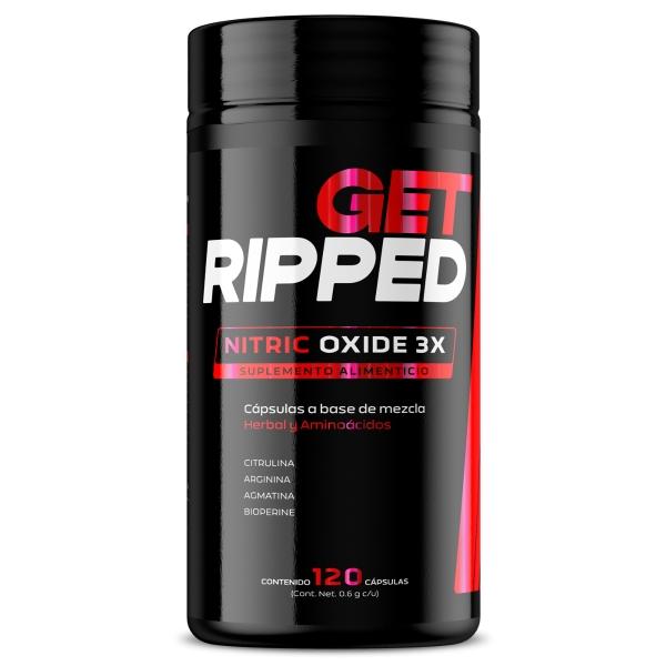 Óxido Nítrico 3x 120 Capsulas Arginina Citrulina. Nitric Oxide 3X Get Ripped