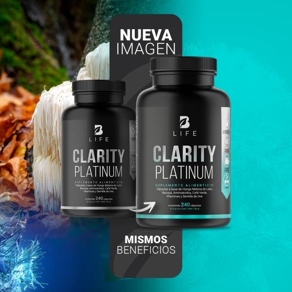 Nootropico Para Impulso Mental De 240 Caps. Clarity P. B Life