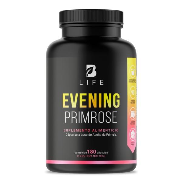 Aceite De Prímula (onagra) De 180 Caps. De 1000mg. Evenning Primrose. B Life