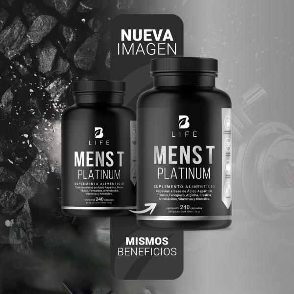 Precursor De Testosterona Mens Testo Platinum 240 Caps. B Life