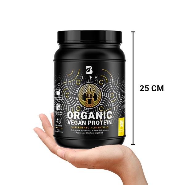 Proteína Orgánica Vegana De 3 Lbs Sabor Vainilla B Life