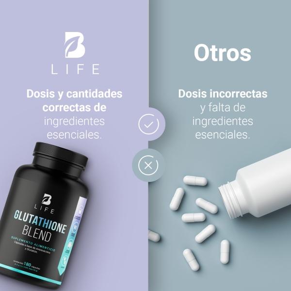 glutathione blend para que sirve Glutatión, L-Cisteína, L-Glutamina y L-Glicina main image 0