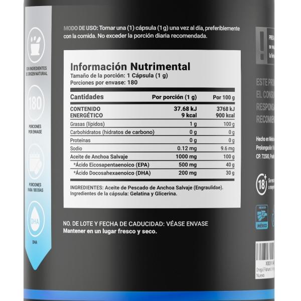 Omega 3 Platinum D 180 Caps 1000mg (certificado Ifos) B Life