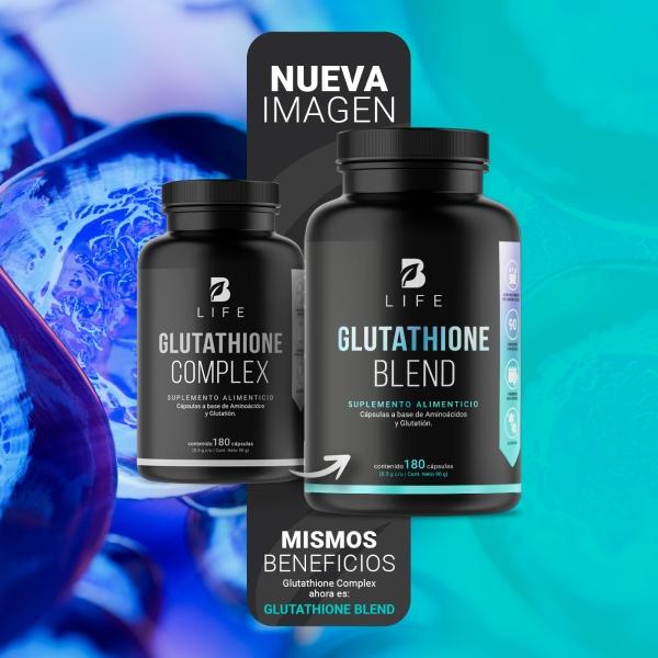 Glutatión De 180 Cápsulas Con Precursor De Glutatión B Life