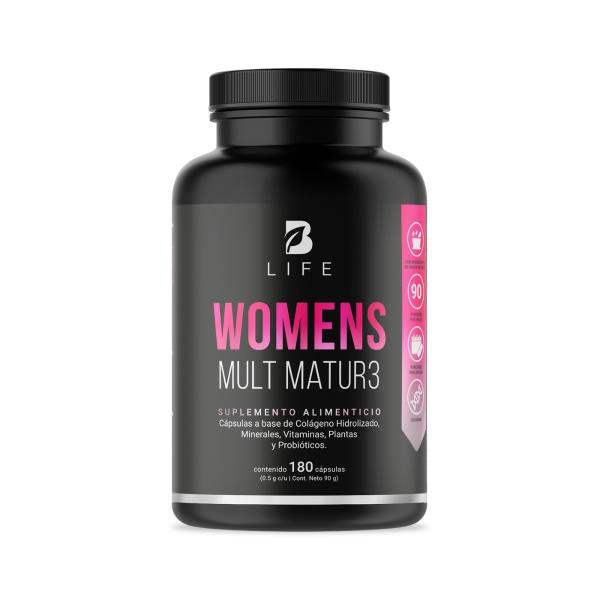 Multivitamínico Para Mujer Mayor De 40 Años 180 Cáps B Life