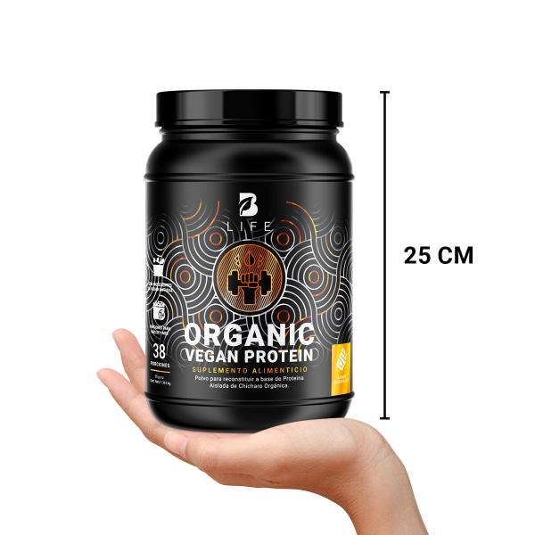 Proteína Orgánica Vegana De 3 Lbs Sabor Chocolate B Life