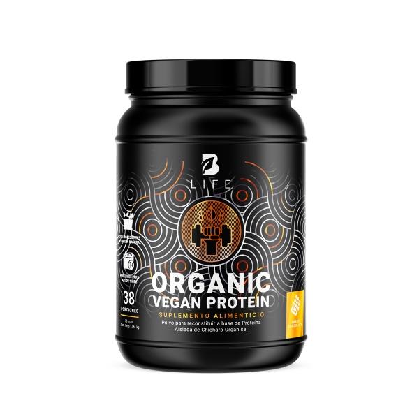 Proteína Orgánica Vegana De 3 Lbs Sabor Chocolate B Life