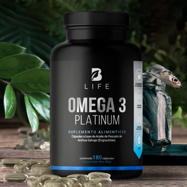 Omega 3 Platinum D 180 Caps 1000mg (certificado Ifos) B Life