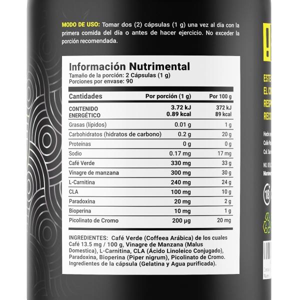 Carnitina De 180 Cápsulas. Carnitine Blend. B Life