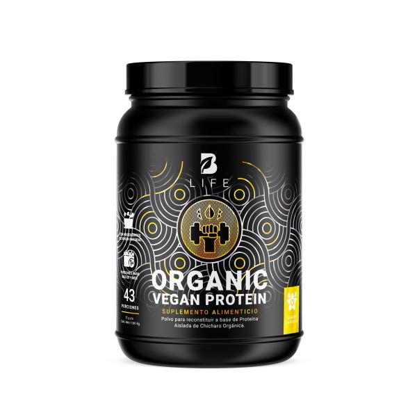 Proteína Orgánica Vegana De 3 Lbs Sabor Vainilla B Life