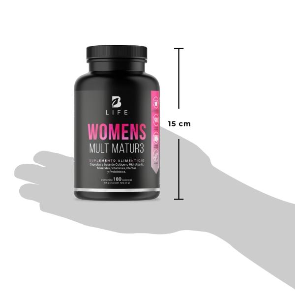 Multivitamínico Para Mujer Mayor De 40 Años 180 Cáps B Life