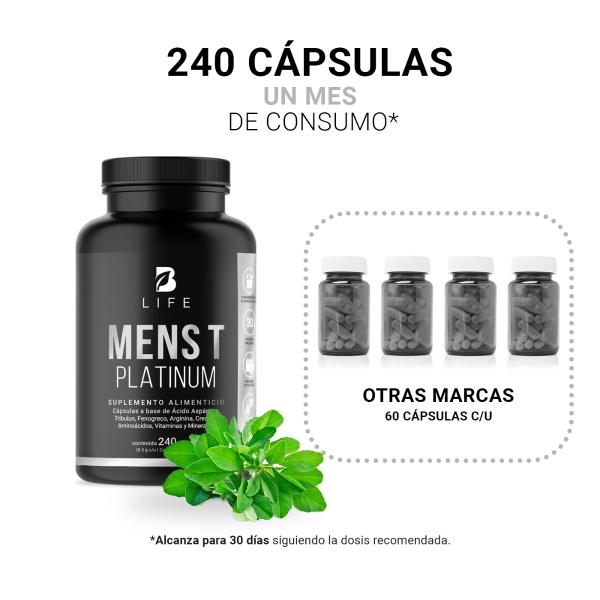 Precursor De Testosterona Mens Testo Platinum 240 Caps. B Life