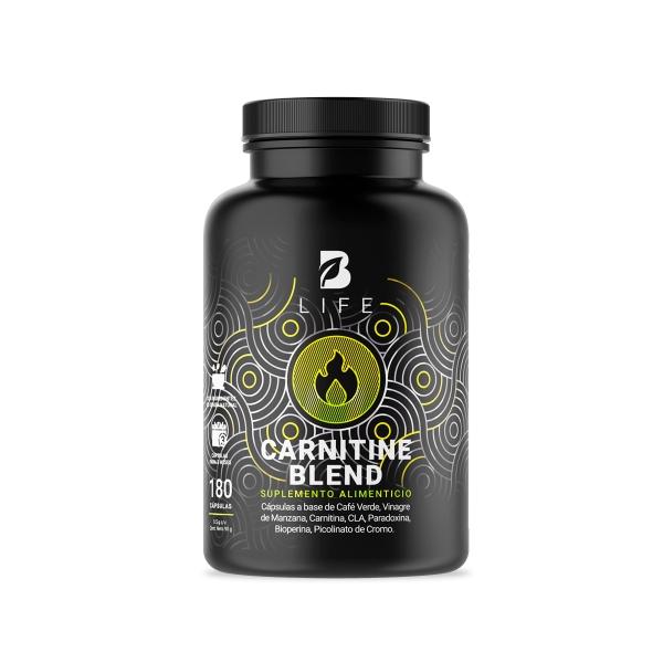 Carnitina De 180 Cápsulas. Carnitine Blend. B Life