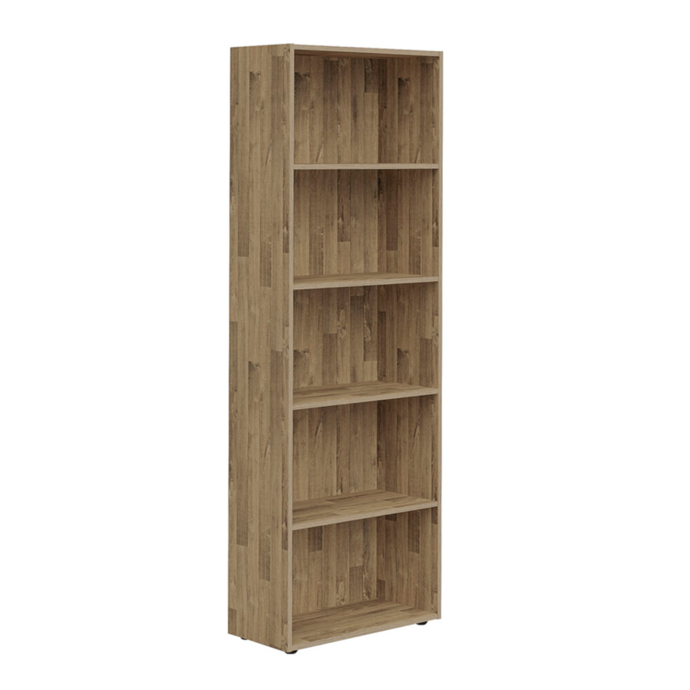 Estantería Librero Biblioteca Bertolini Multy Rustico.