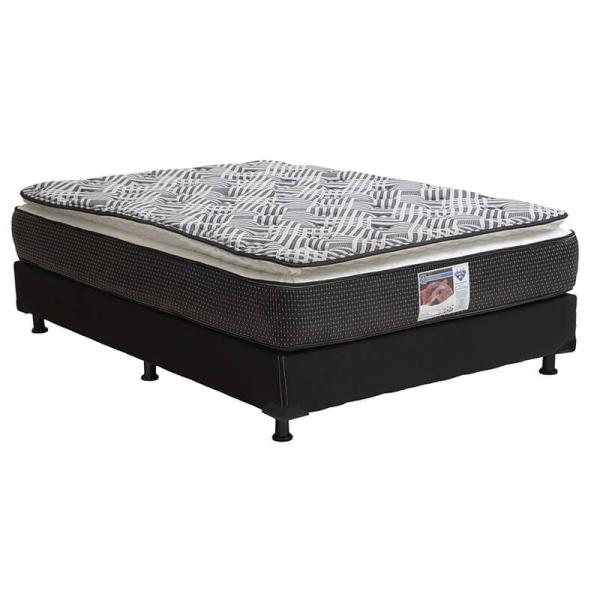 Colchon king Size Spring Air Omega con Box, Almohada Spring Air y Protector