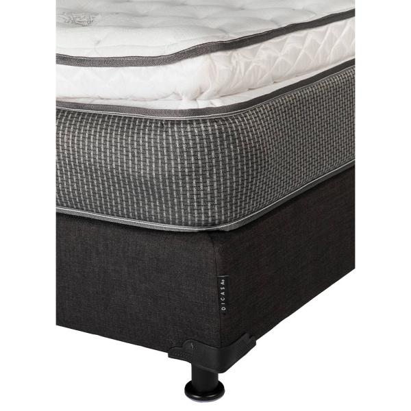 Colchon Queen Size Spring Air Phantom Con Box Negro, Almohada One y Edredon