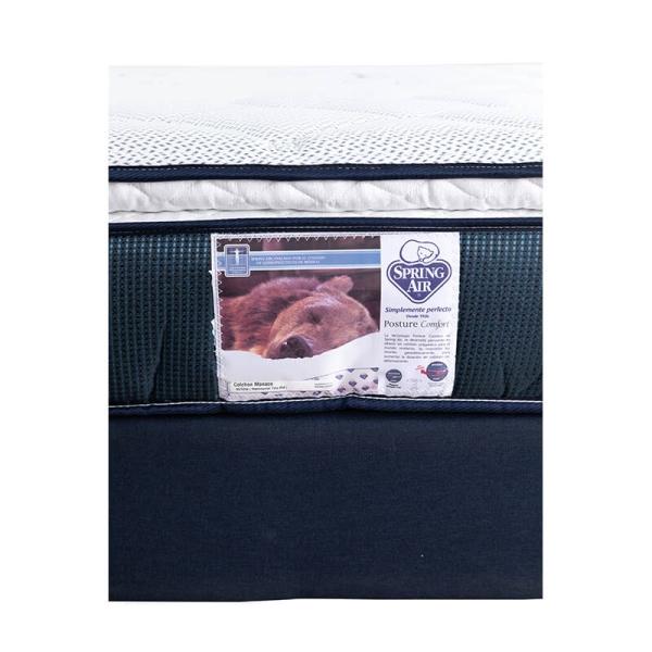 Colchón King Size Spring Air Mónaco con Box y Protector