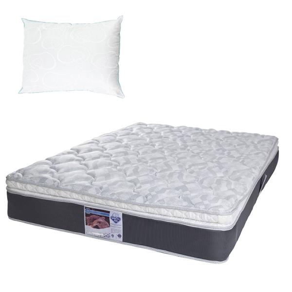 Colchón Individual Spring Air Marte con 1 Almohada Osos
